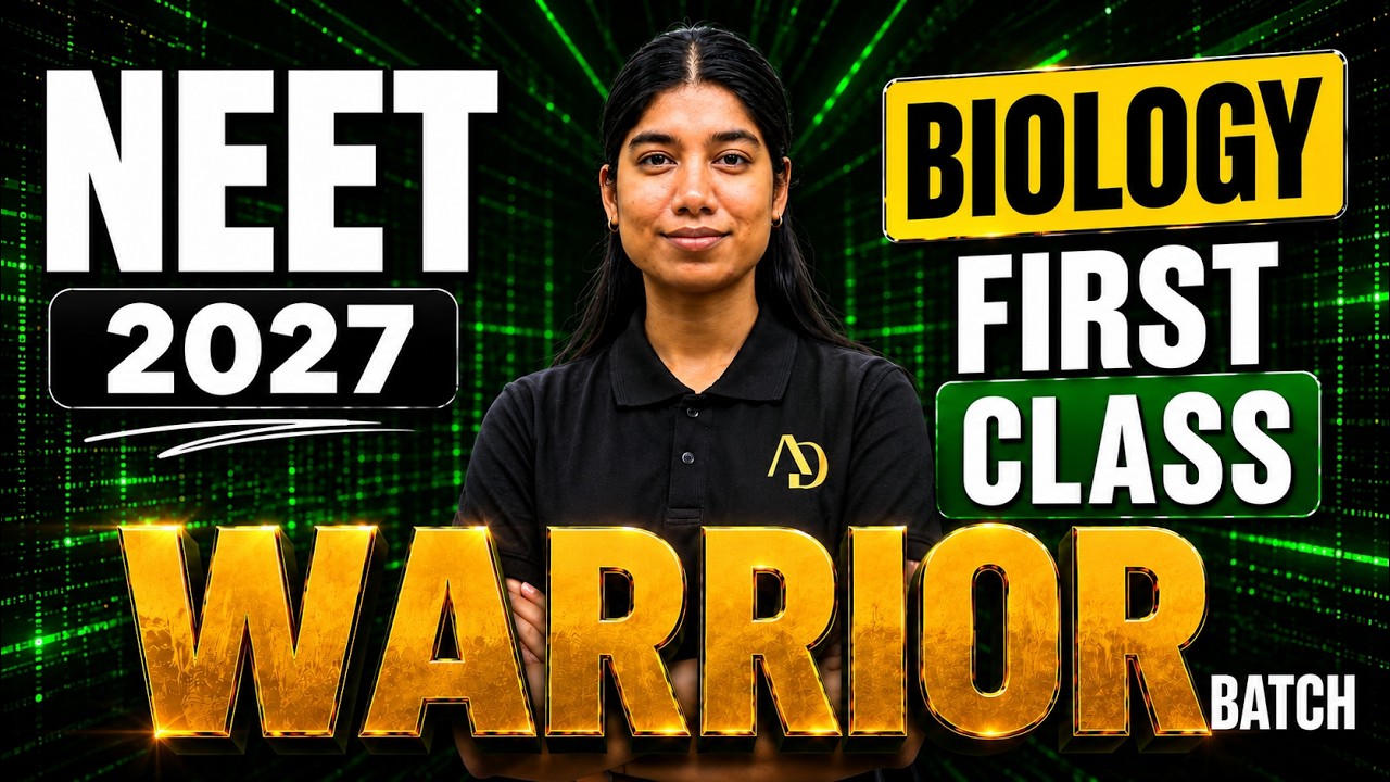 NEET 2027 WARRIOR BATCH: Join The First Biology Class For FREE! 🚀 | Krity Ma'am #neet