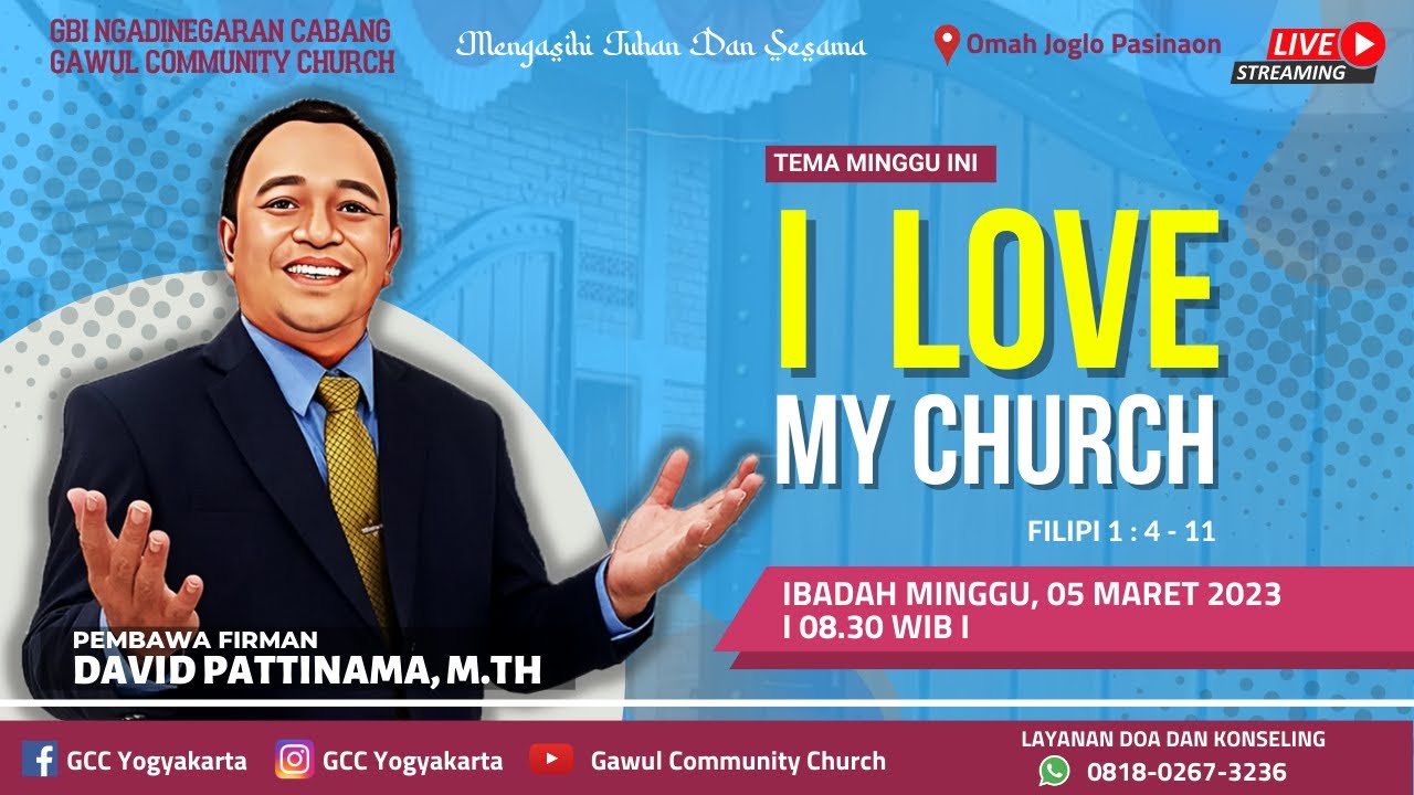 [LIVE] Ibadah Minggu, 05 Maret 2023 - Gereja Komunitas GBI Ngadinegaran Cabang Gawul -