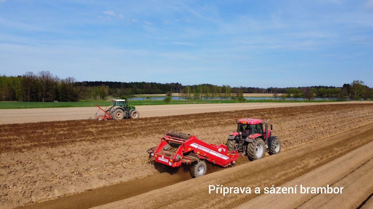 Příprava a sázení brambor🥔 - 6 traktorů v akci - McCormick, Fendt, Zetor