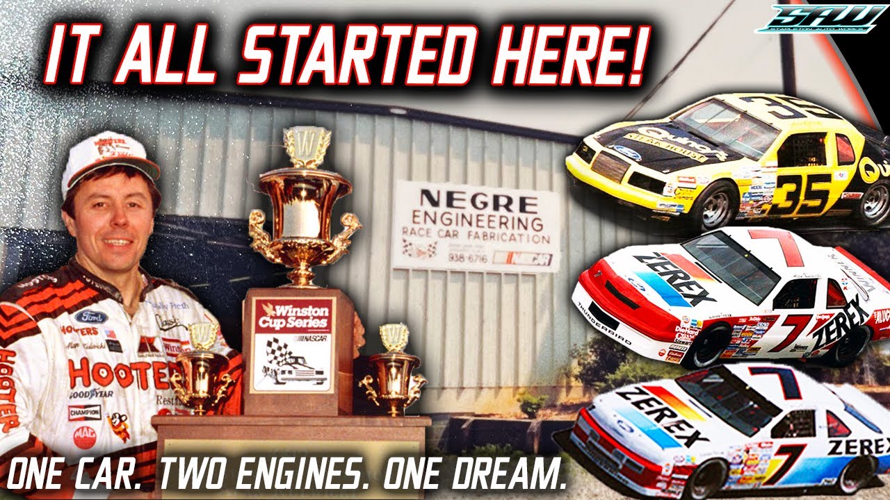 Inside Alan Kulwicki's First Two NASCAR Race Shops! He Showed Up Here With Almost Nothing!