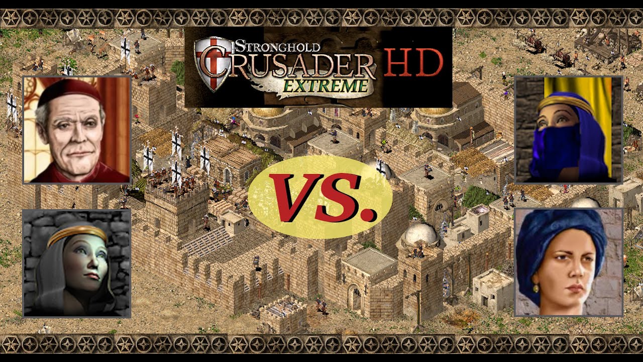 Inquistior, Lady Seren vs. Prinzessin, Emira | KI-Kampf | Stronghold Crusader (Extreme)