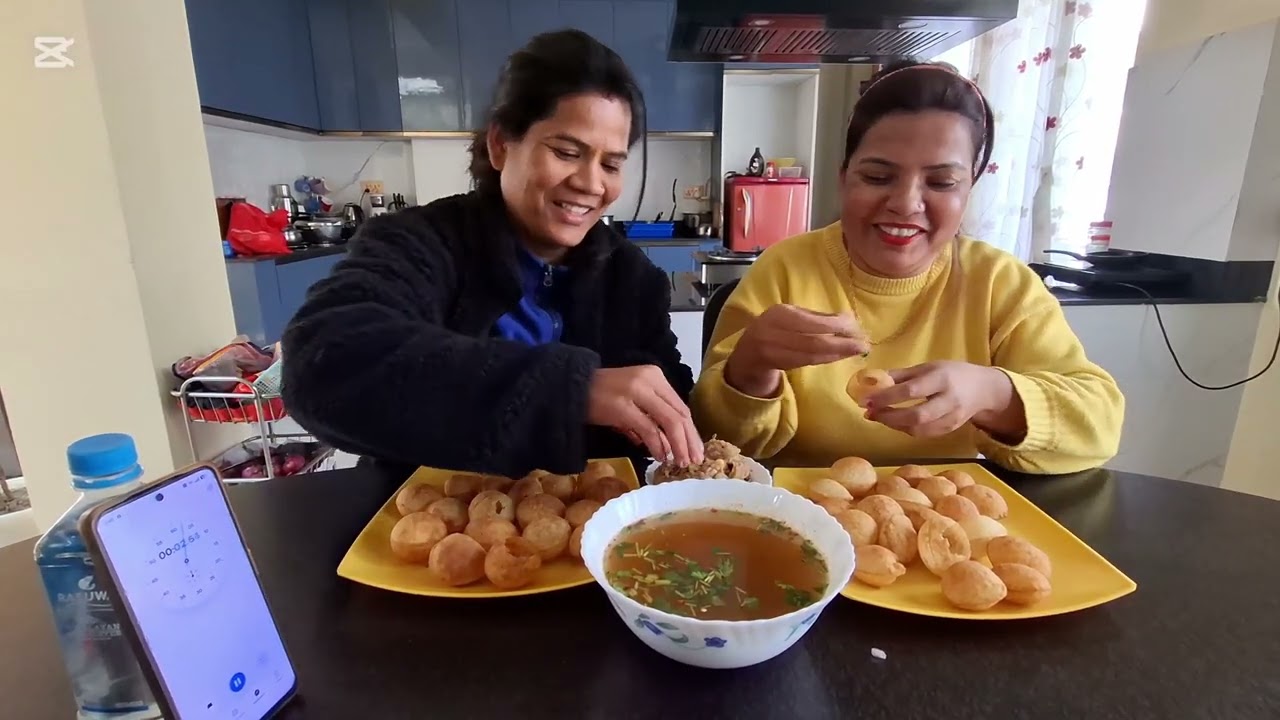 Pani puri challenge#daily vlog#