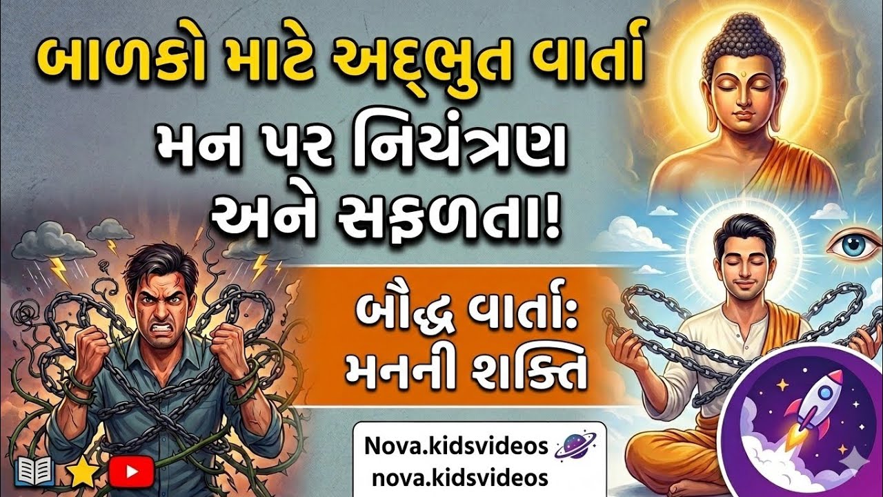 मन की शक्ति: गौतम बुद्ध की कहानी जो जीवन बदल देगी | How to Control Your Mind | Nova Kids TV