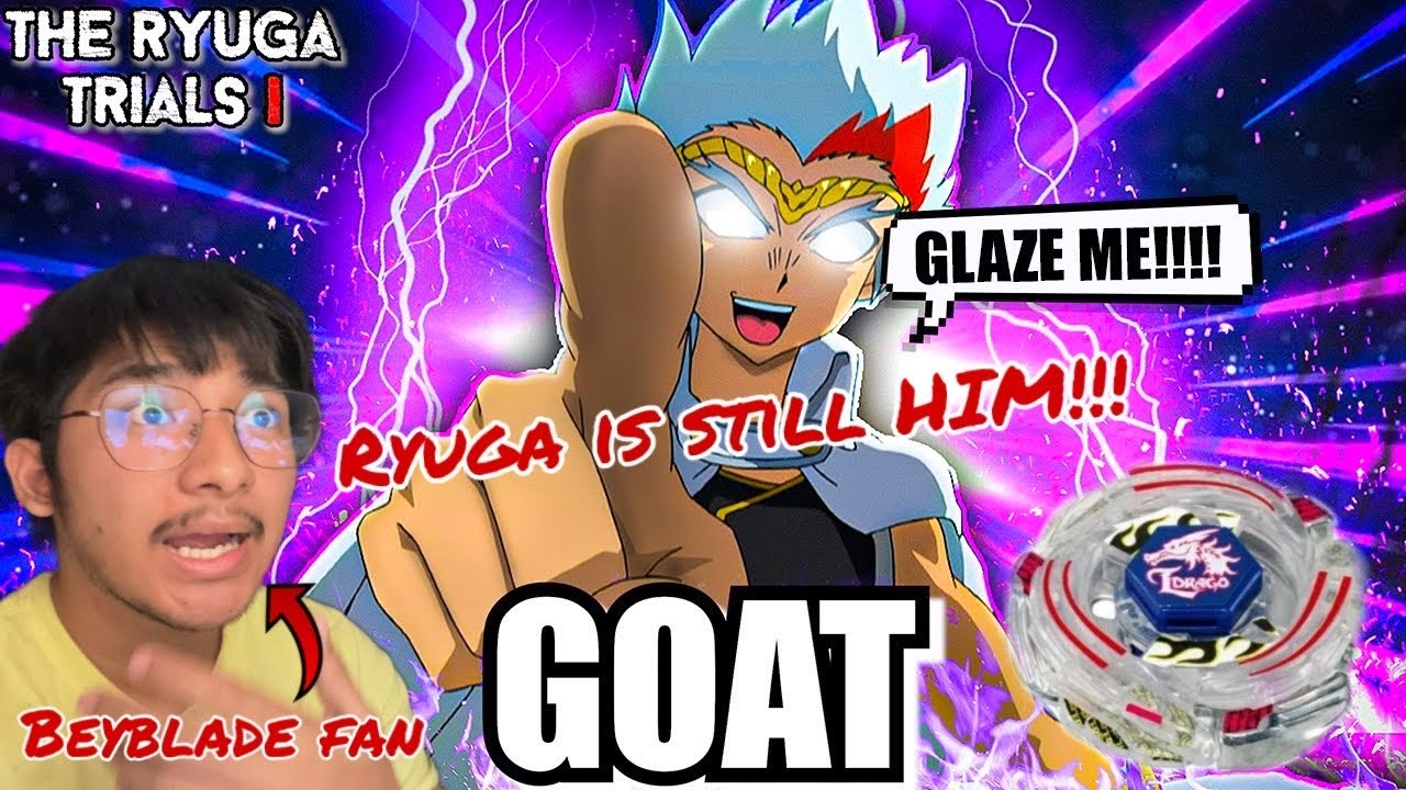 BEYBLADE FAN REACTS TO: RYUGA: The Undisputed GOAT - Cj DaChamp!!! Ryuga was UNSTOPPABLE!