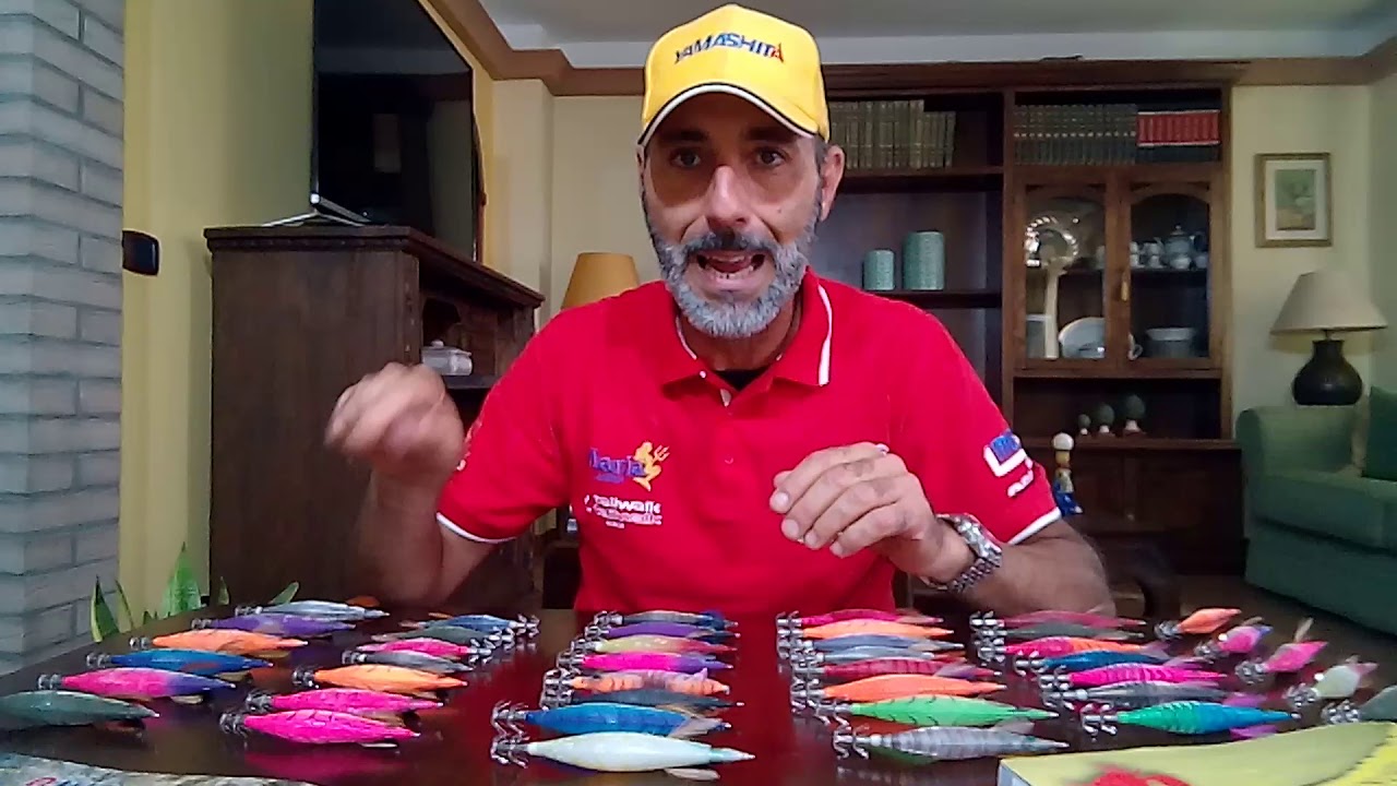 Eging ai Cefalopodi - Tipologia e colori degli Egi