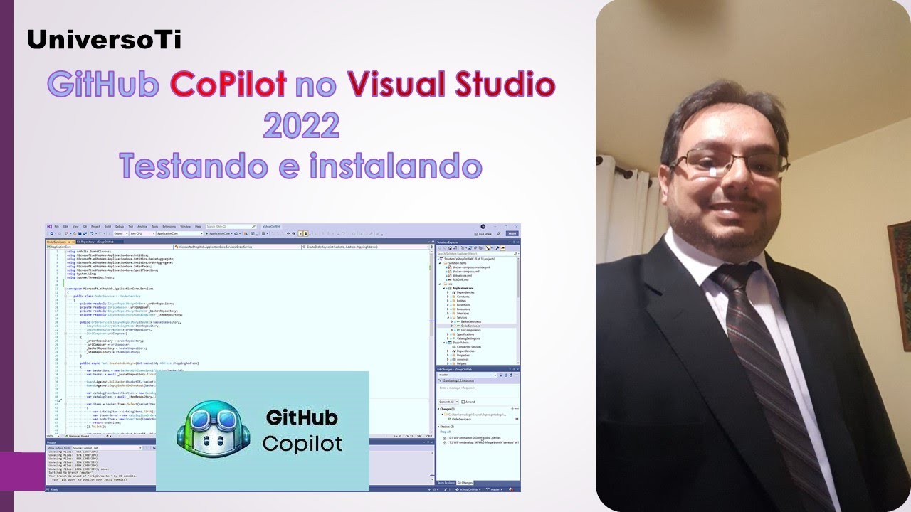 Testando e instalando o GitHub Copilot no Visual Studio 2022