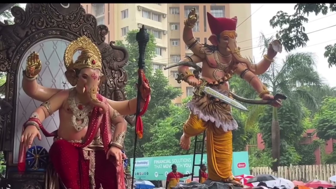 Ganpatti Maha Aagman 2025 | Gansankul | parelGanpatti latest updates 2025 | JUSTCLIP OFFICIAL