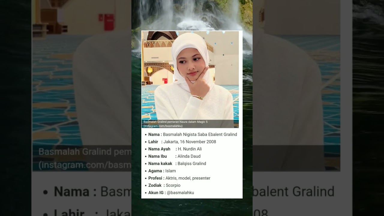 Biodata basmalah gralind 