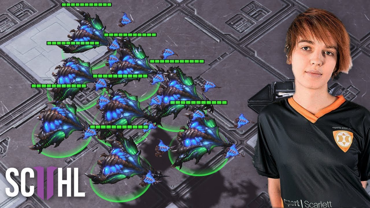 Scarlett's SURPRISE BROOD LORDS - Starcraft 2: Scarlett vs. Cure