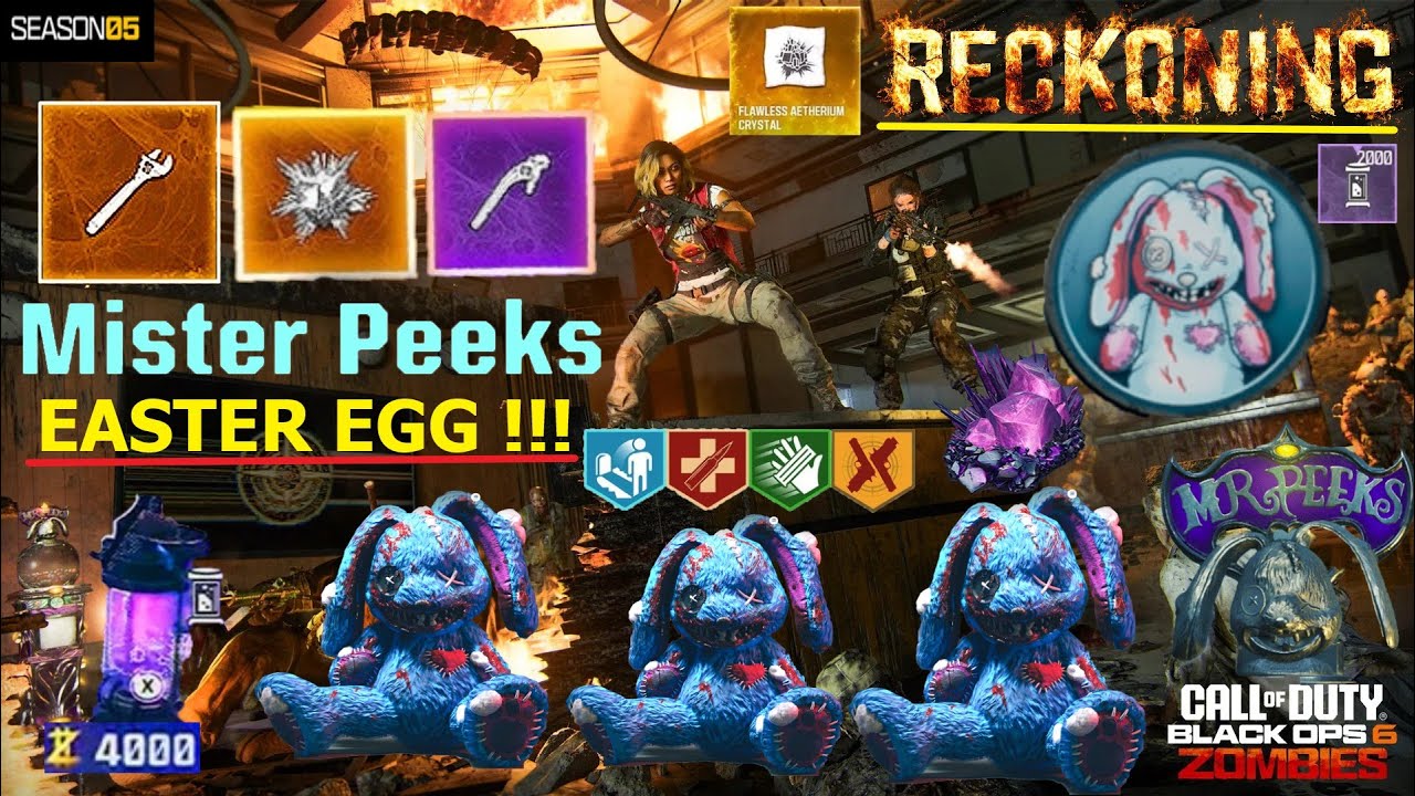 BO6 Reckoning Darmowy Perk Mr Peeks Easter Egg & kase, złom i klucze & Muzyka ''Remember Us''