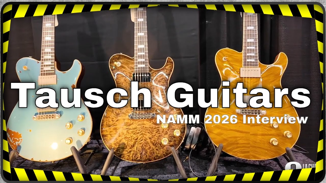 Tausch Guitars at NAMM 2026, Rainer Tausch interview (full version)