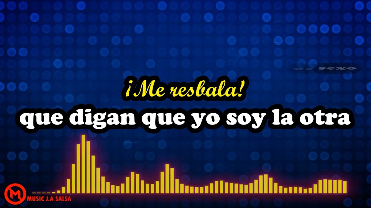 Me Resbala - Casanova Letra (Salsa Choke)