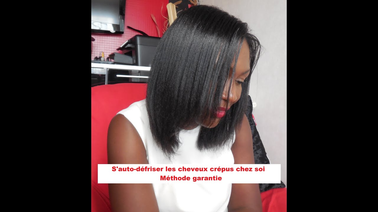 S'auto-défriser les cheveux crépus chez soi _ Méthode garantie