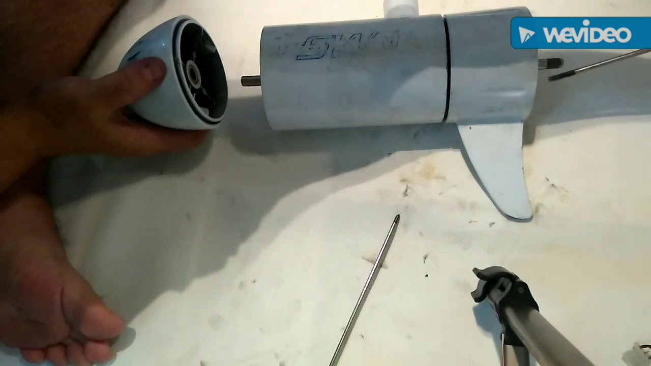 MONTAGEM (MANUTENÇÃO) MOTOR ELÉTRICO PHANTON 44 LBS MARINE SPORTS