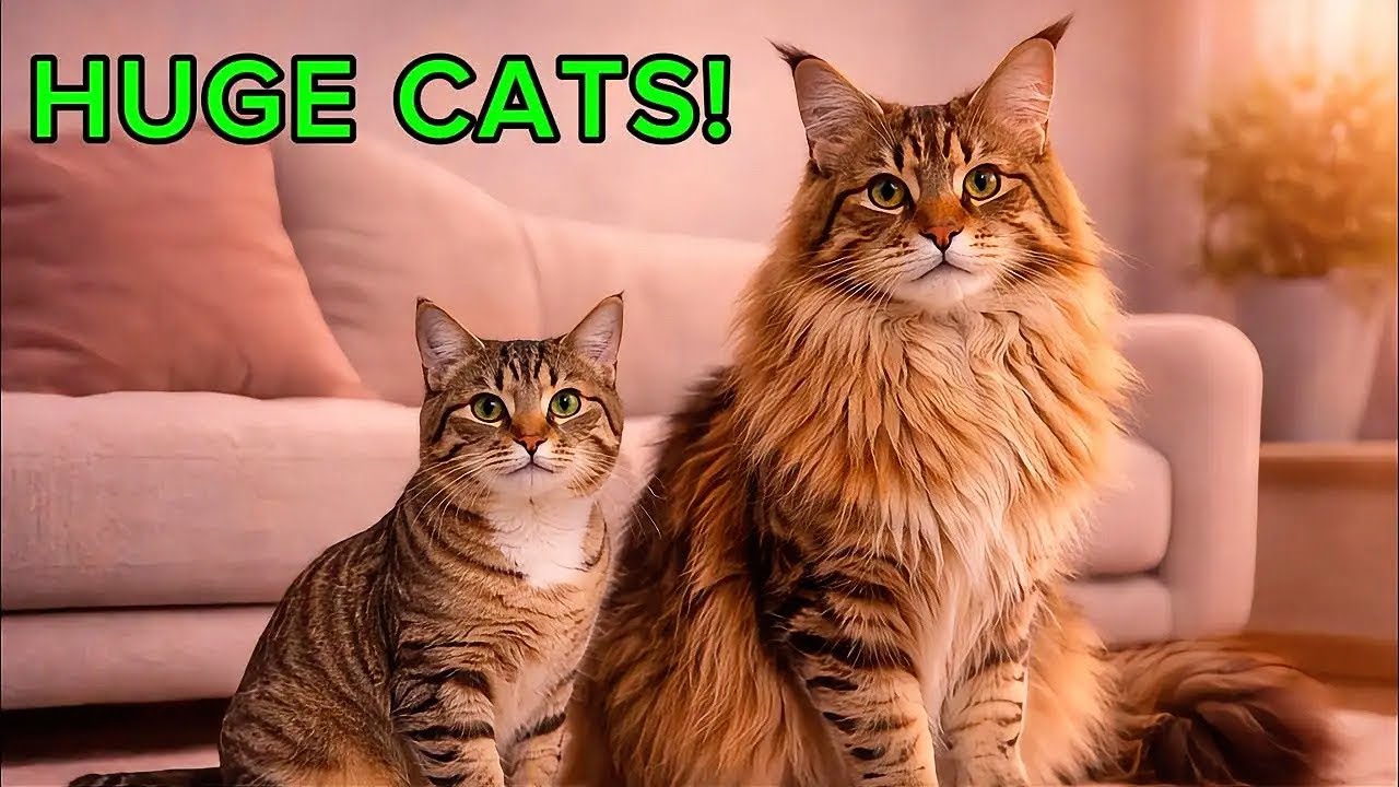 Эти кошки ОГРОМНЫЕ! 10 самых крупных пород домашних кошек.