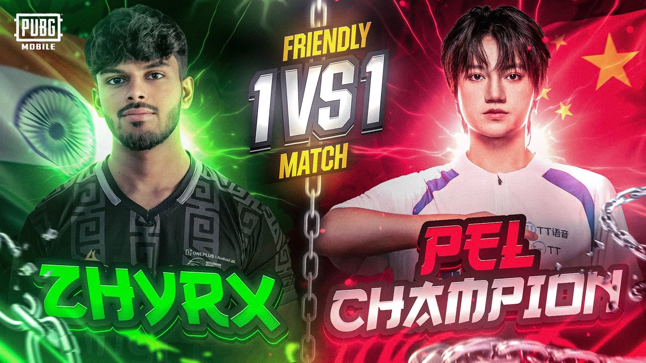 ZHYRX🇮🇳 VS PEL CHAMPION SiTing🇨🇳 | 1V1 TDM MATCH 🔥 | #BGMI