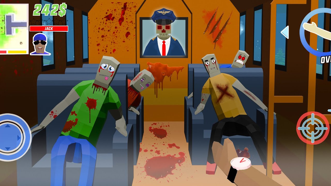 ghost train terror 🚂👻 in dude theft wars
