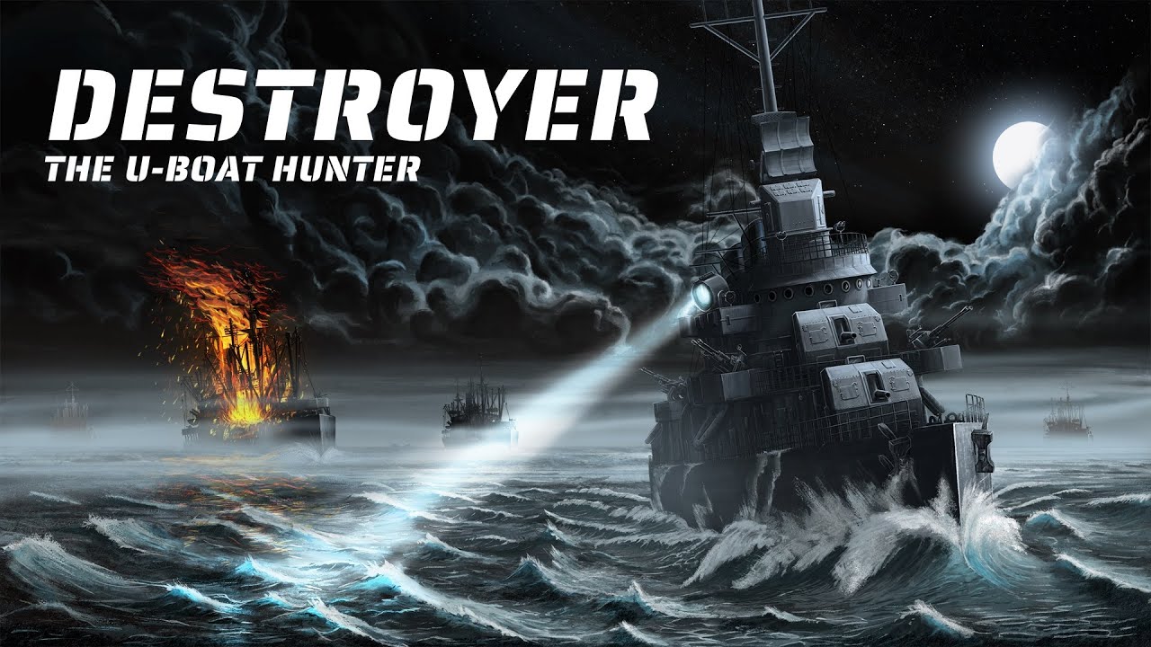 Destroyer: The U-boat Hunter - Релиз - Кампания макс сложность  - первый переход через Атлантику