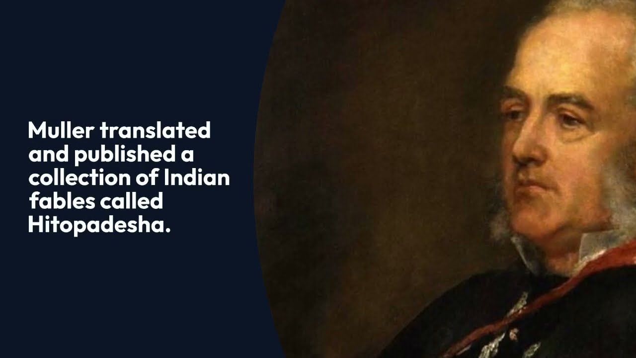 Max M&uuml;ller contributions to Indology #history #historia