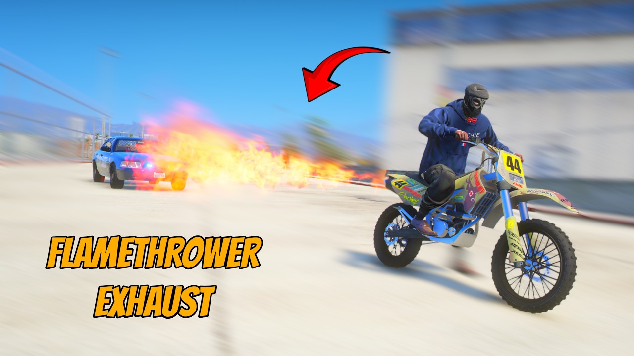Explosive Flaming Exhaust in GTA 5 RP  - Day 778
