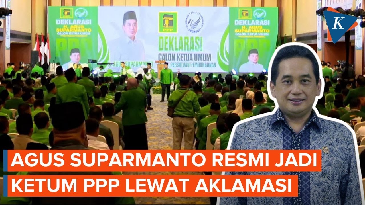 Agus Suparmanto Raih Kursi Ketum, Apa yang Bikin Suhu Muktamar PPP Panas?