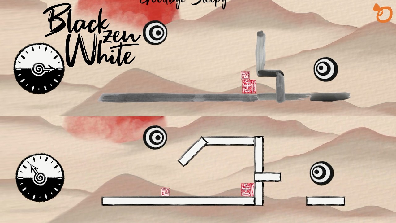 [PuzzleGame] Black Zen White (Demo) - Switch Black and White Platform