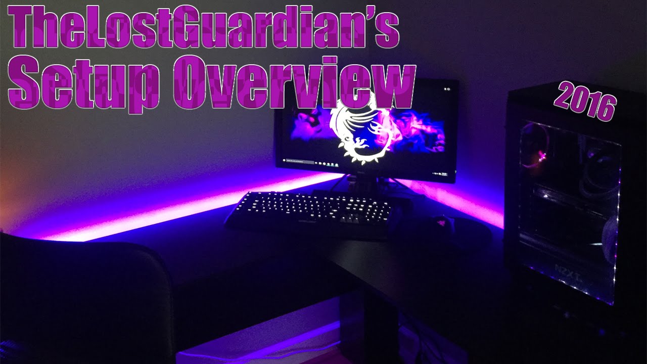 Awesome Gaming and Editing Setup *2016 and Never Finished*