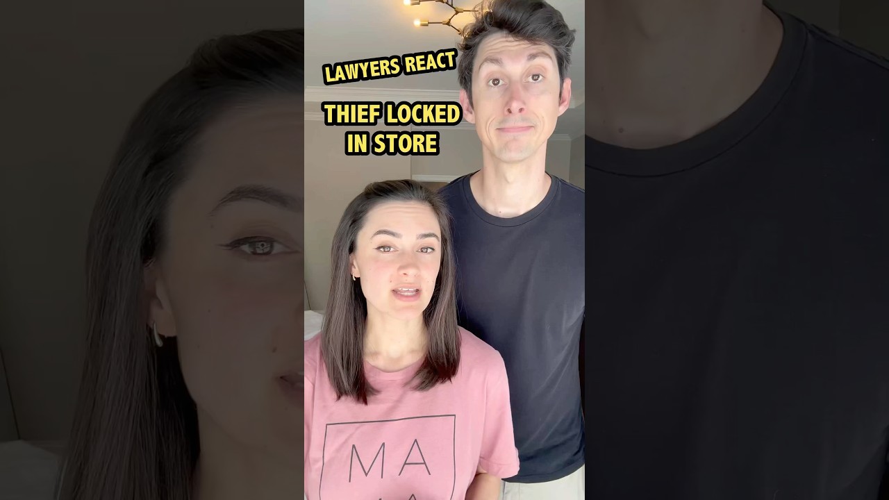 Thief locked in store- legal or not?