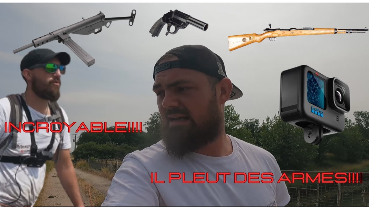 4 Armes de la WW2 sous un pont à GRAY 😵!!!! On perd 400€ dans l’eau… 🤯🥵