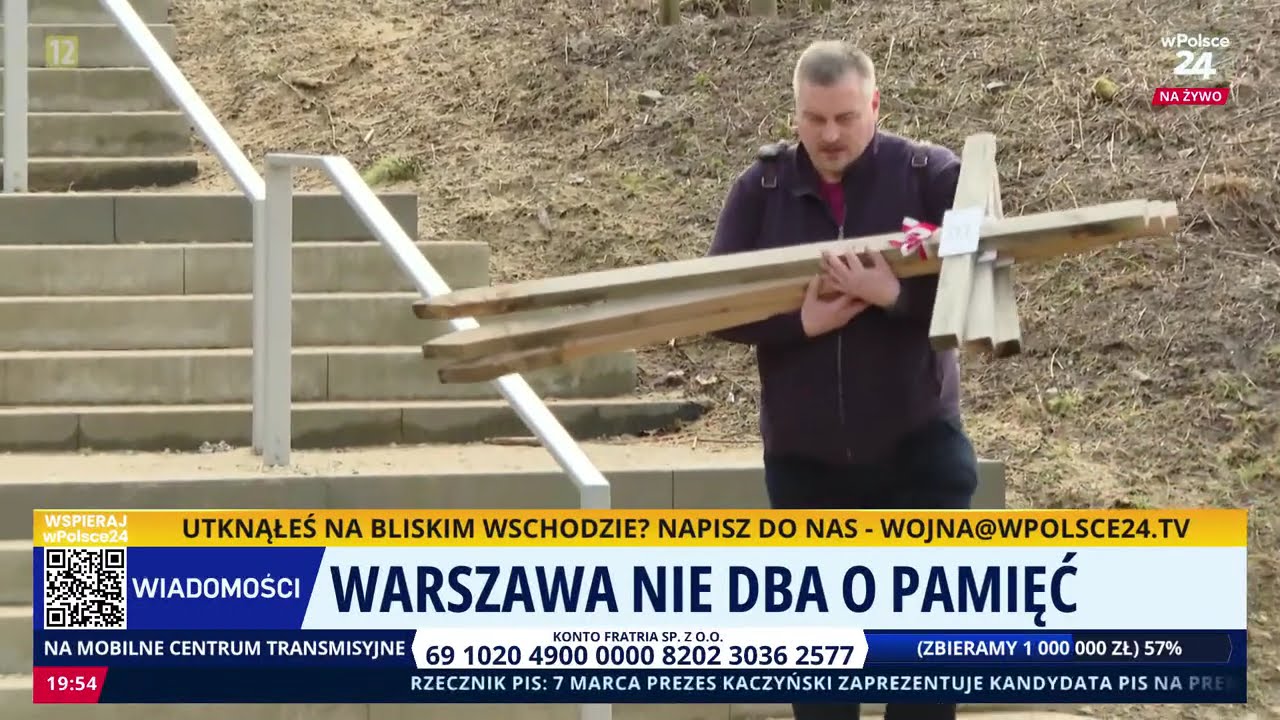 Warszawa nie dba o pamięć. Krzyże zostały celowo uszkodzone? Wiadomości wPolsce24