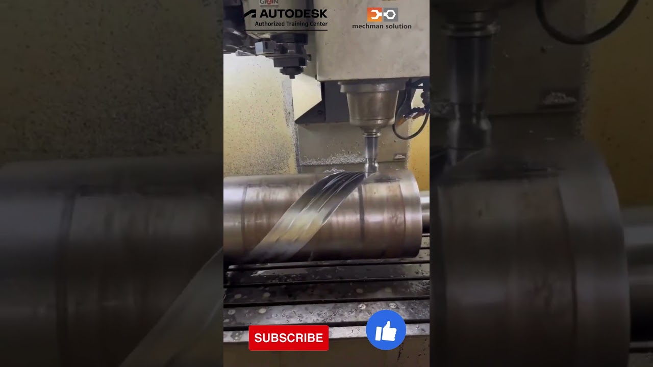 4 Axis rotary work #camsoftware