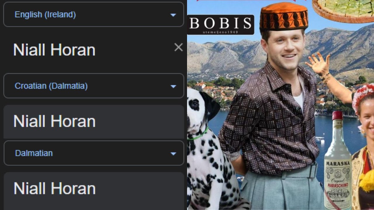 One Direction in Different Languages Meme
