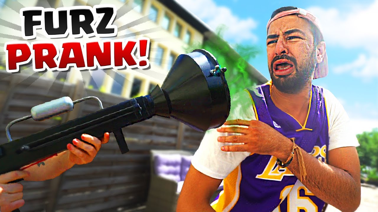 FURZ KANONE ins GESICHT PRANK!