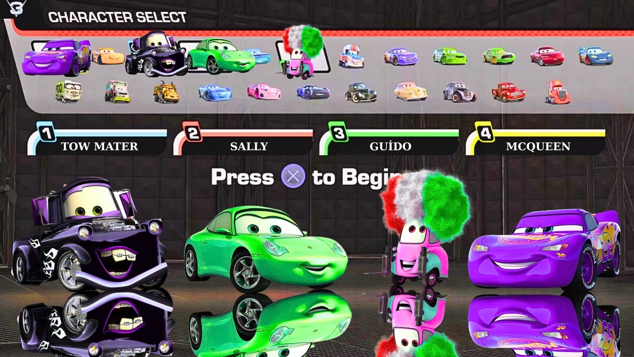 Cars 3: Driven to Win Custom Cup Split screen 4 player #cars3driventowin #cars3 #disney #pixar