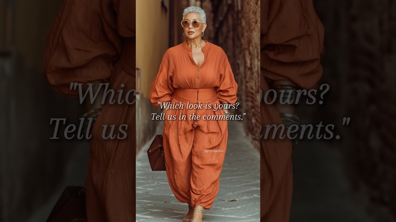 Timeless Chic Over 60 in Italy ✨ #over60style #timelessfashion #italianguard