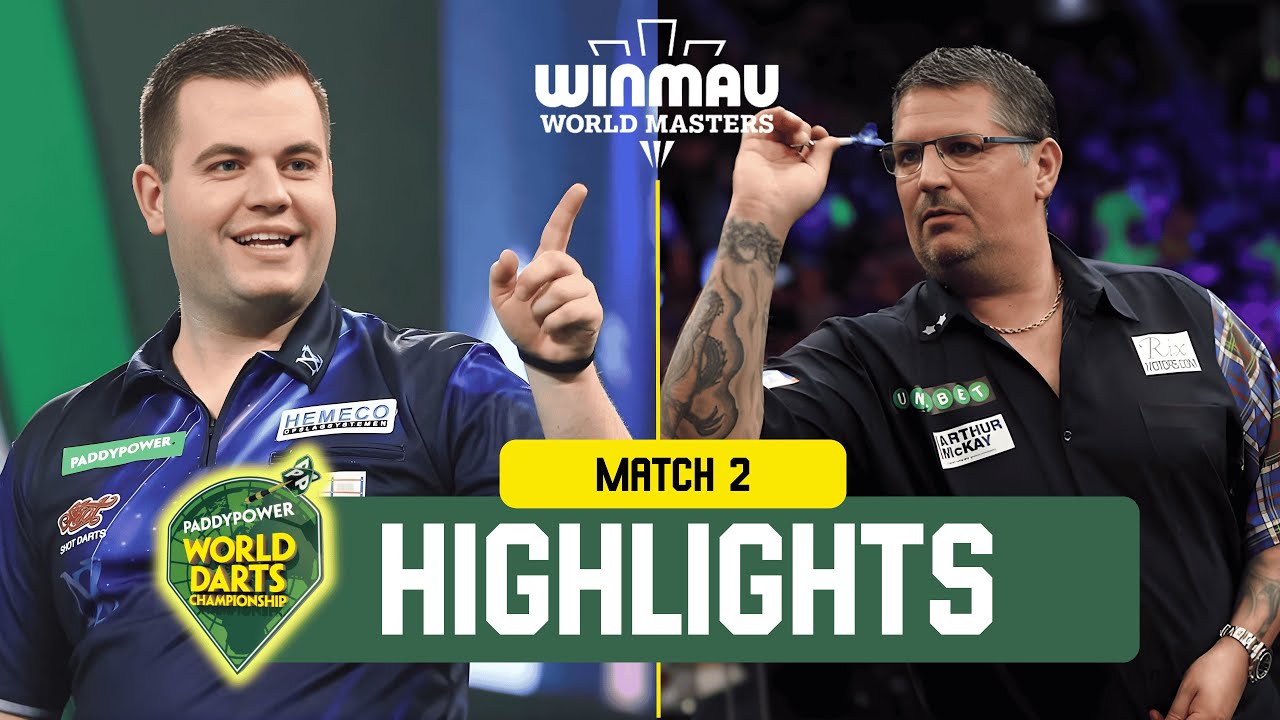 Гари Андерсон против Нильса Зонневельда | Полный матч турнира Winmau World Masters Darts 2026