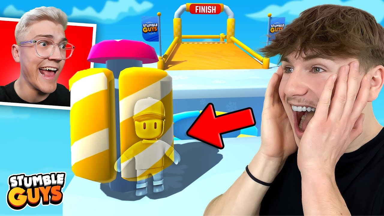 JE TROLL JEANFILS EN CACHE-CACHE STUMBLE GUYS !!