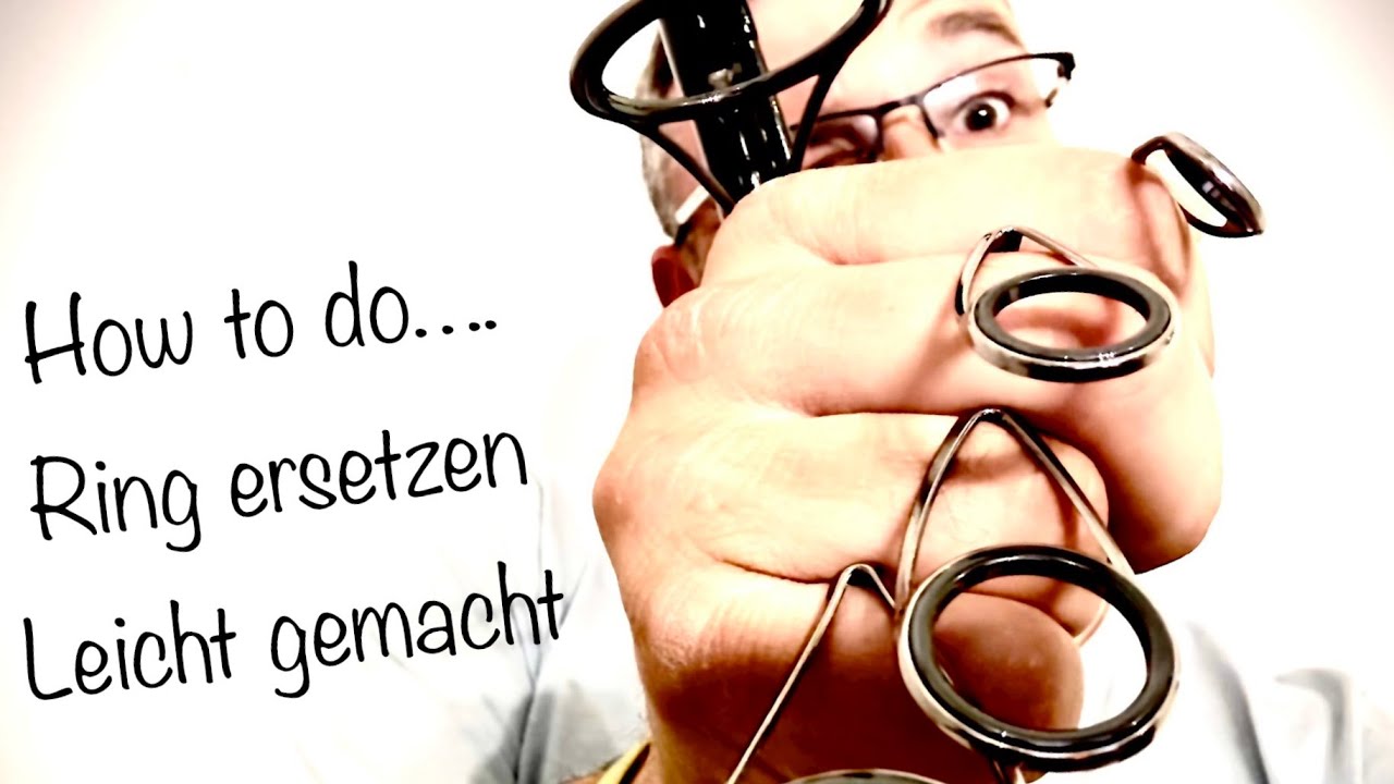 Defekte Ringe an einer Steckrute ersetzen