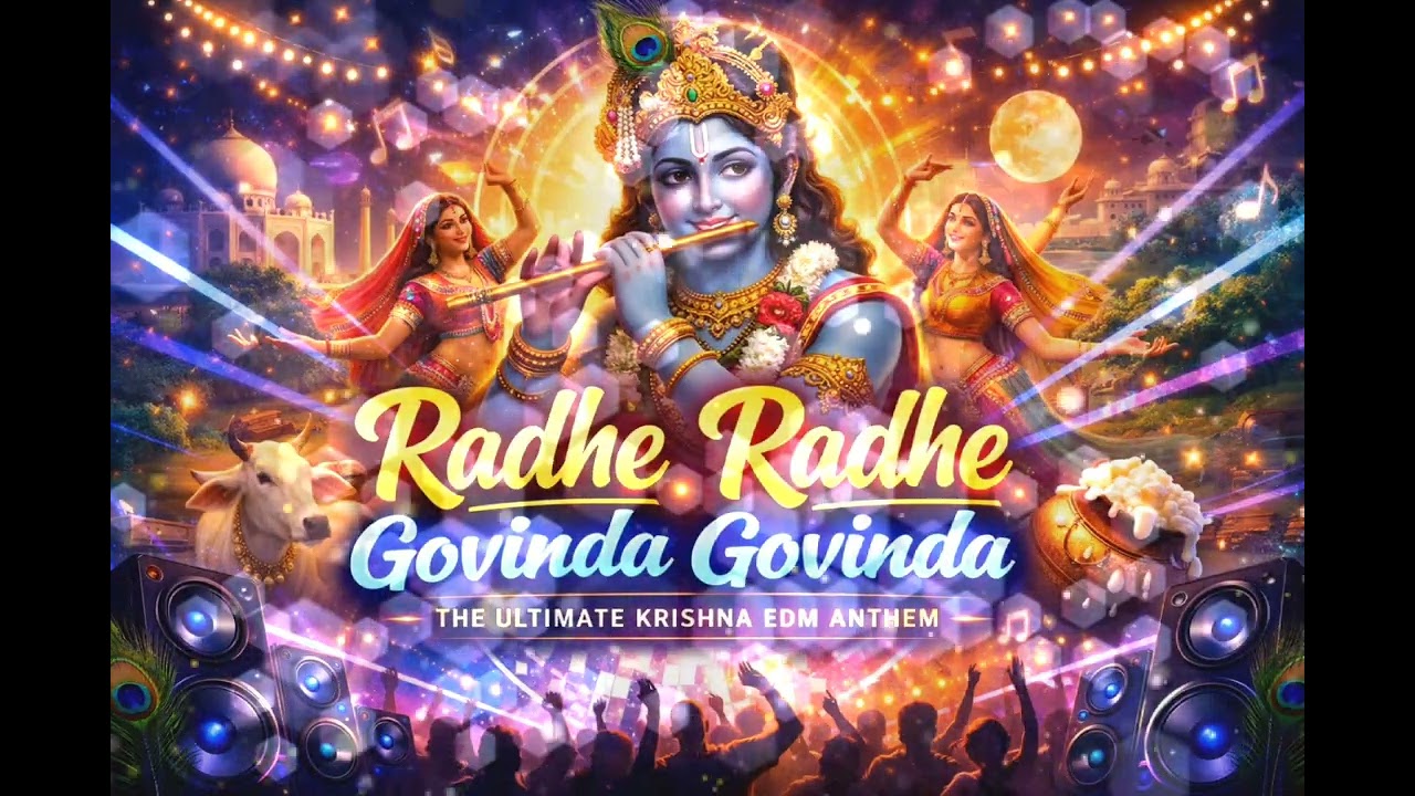 Radhe Radhe Govinda Govinda | Krishna EDM Mix | Hare Krishna Dance Anthem 2026 I SonicVibeOriginals 