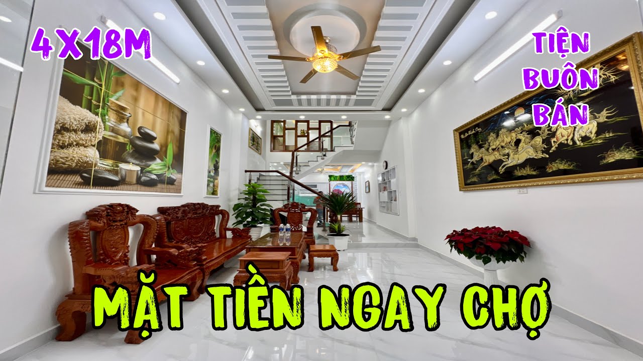 Bán nhà Tân Bình | Nhà mặt tiền Ngay gần Chợ Phạm Văn Bạch 4m x 18m 3.5 lầu tiện kinh doanh