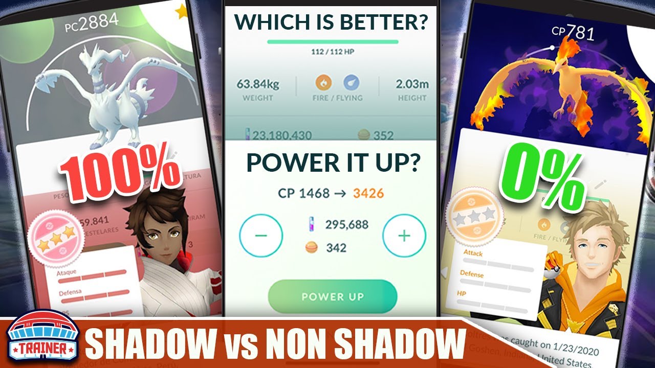 0% IV SHADOW vs 100% IV NON - WHAT IS BETTER? THE IV TRAP OF 100% IVs vs SHADOW POKEMON | Pokémon GO