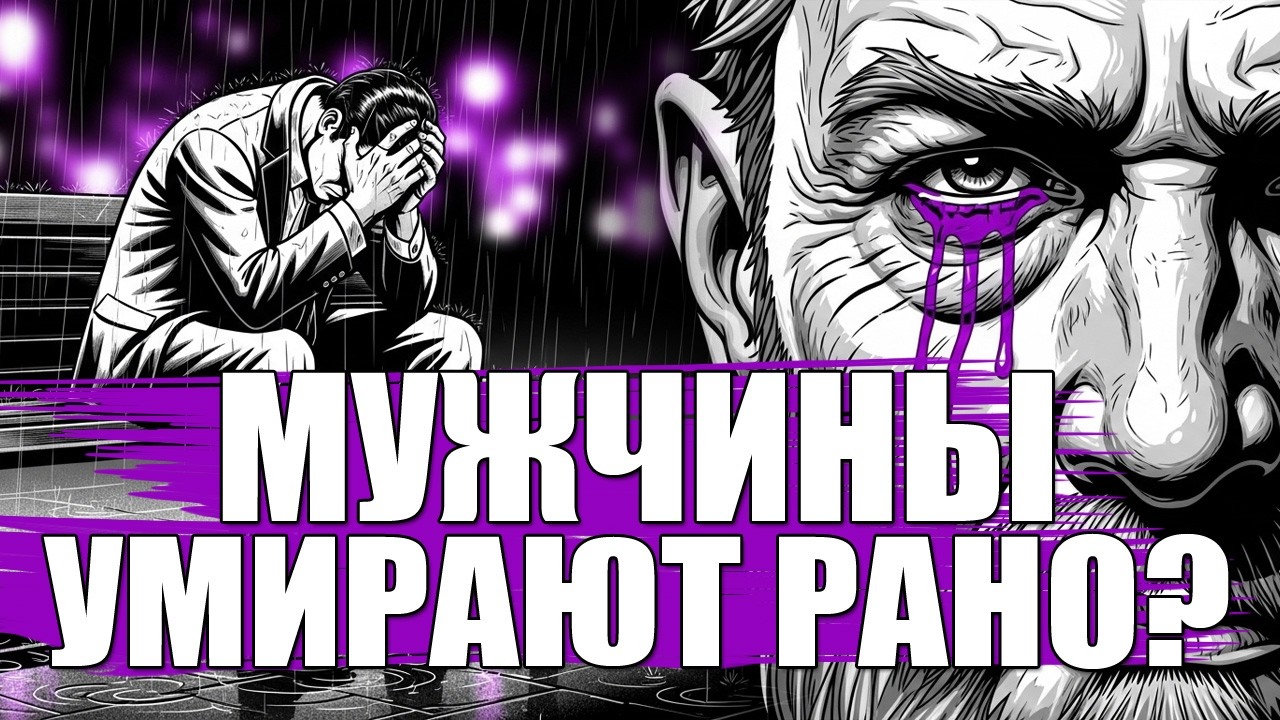 ПОЧЕМУ МУЖЧИНЫ УМИРАЮТ РАНЬШЕ? НЕВИДИМЫЕ СЛЕЗЫ И СТРЕСС, О КОТОРЫХ НЕ ПРИНЯТО ГОВОРИТЬ 🪦