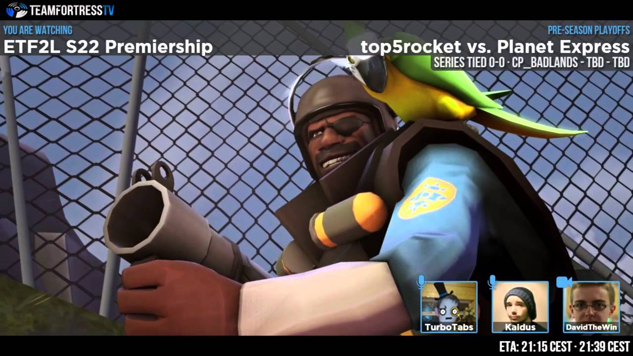ETF2L S22 Prem Qualifier Round 1: top5rocket vs. Planet Express