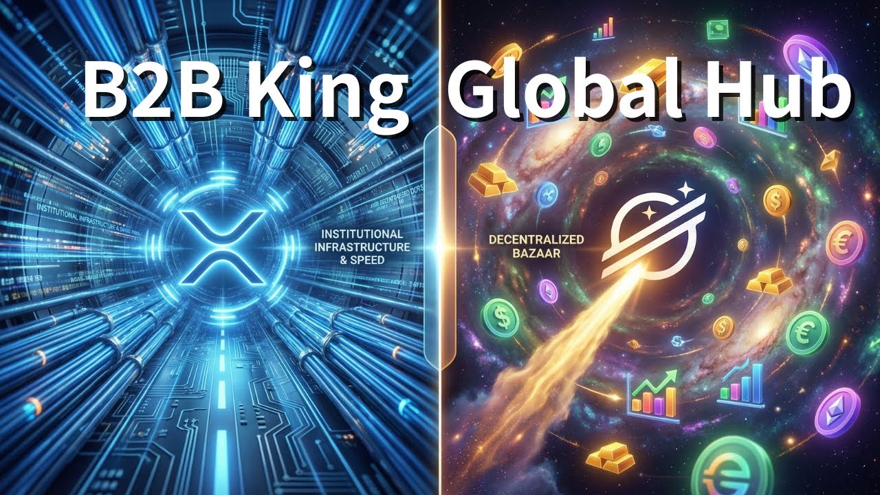 XRP против XLM: Вердикт 2026 года 2 | Шоссе XRP против базара XLM: Будущее финансов раскрыто