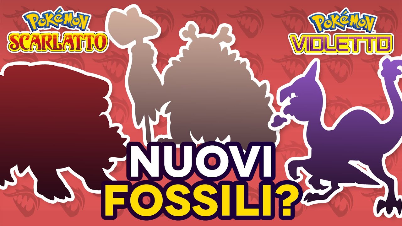 Ho DISEGNATO i FOSSILI di Pokémon Scarlatto & Pokémon Violetto