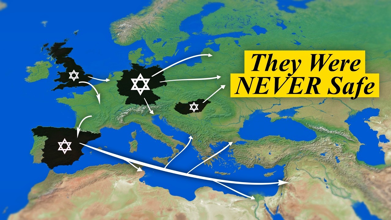 Every Jewish Exodus, Mapped