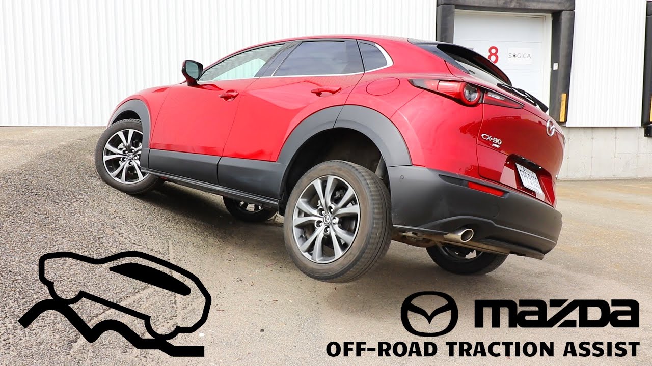 Mazda CX-30 | Диагональ AWD тест с внедорожной тяги Assist!