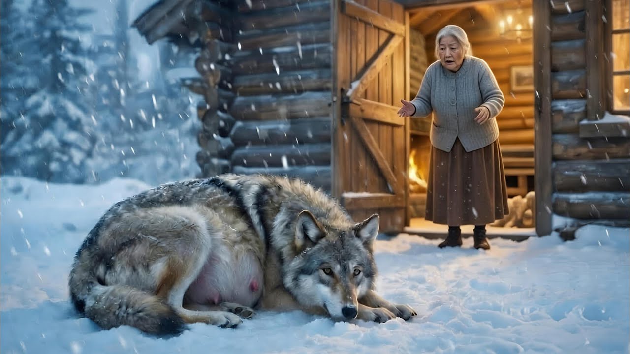 The Wolf's Secret – Grandma & The Pregnant Wolf in Eternal Winter