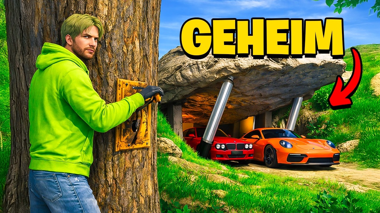 GESTOLEN Auto's Verkopen In Geheime Ondergrondse Autowinkel! (GTA)