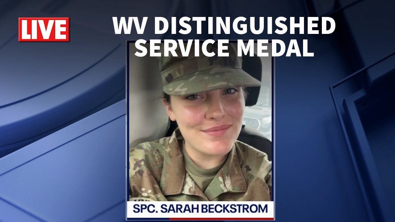 LIVE: WV Gov. Morrisey presents Distinguished Service Medal to Sarah Beckstrom's family | FOX 5 DC